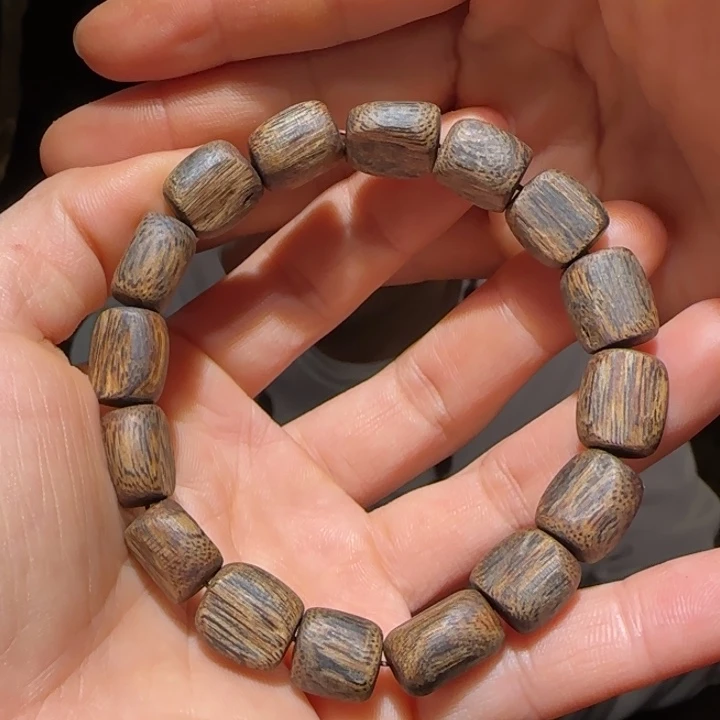 手串沉香金沙叶手串12.4克