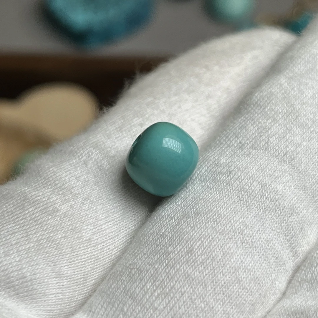 绿松石老型珠直径9mm