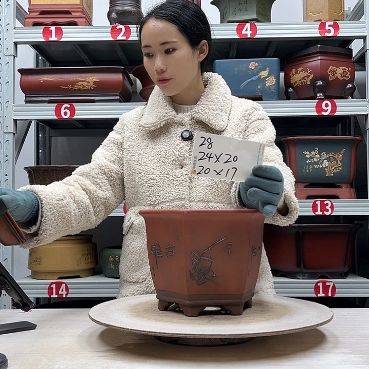 花盆紫砂紫砂花盆