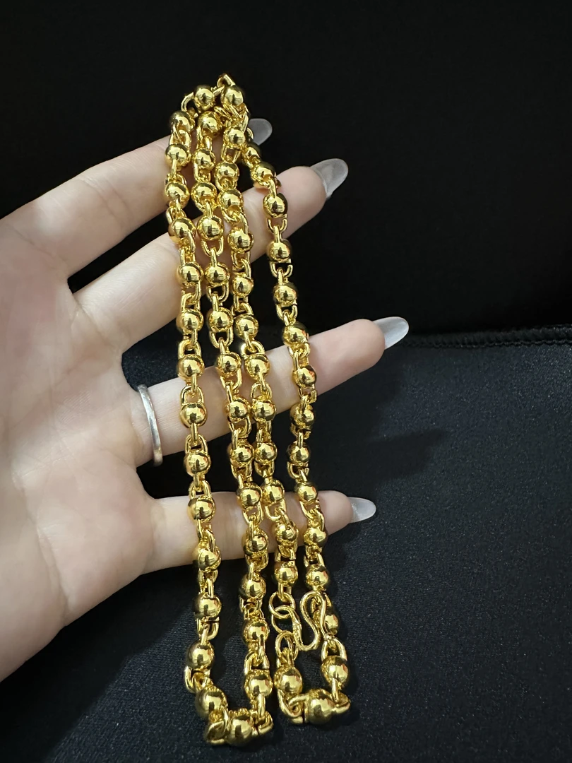 F003-精工圆珠男女项链