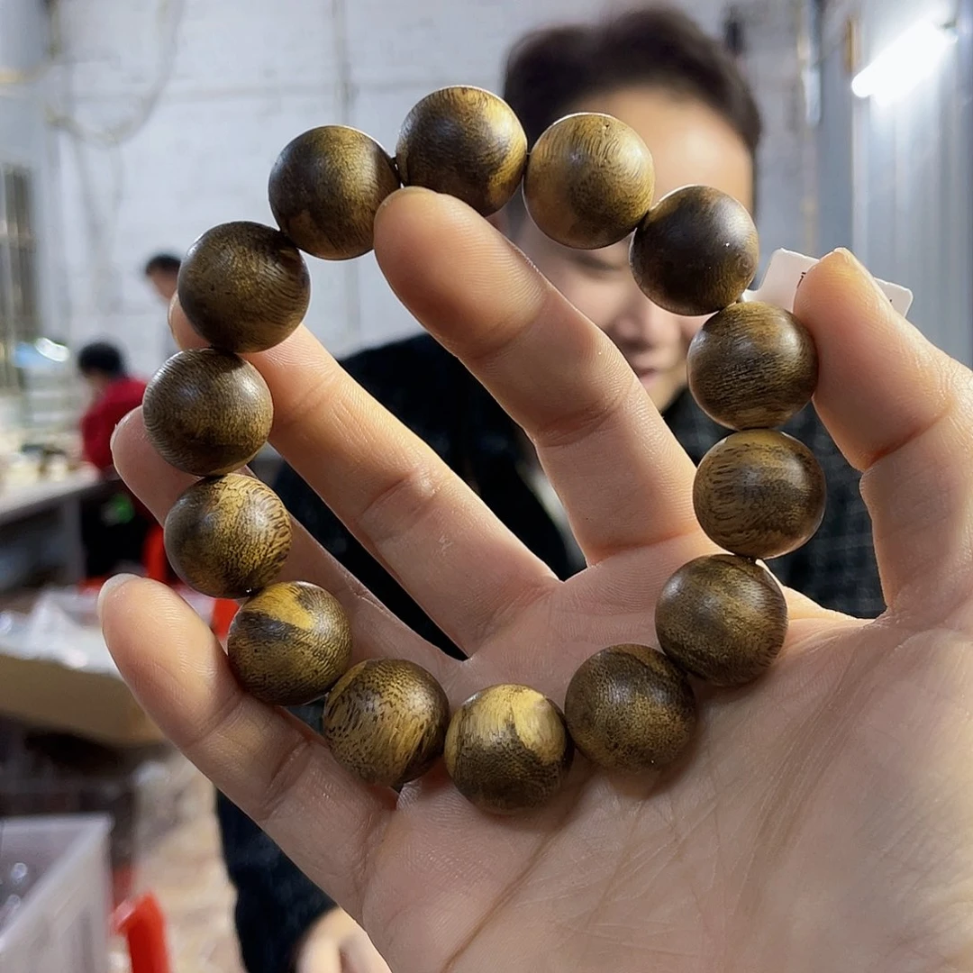 沉香手串棋楠圆珠单圈1.7/22克多样性发一