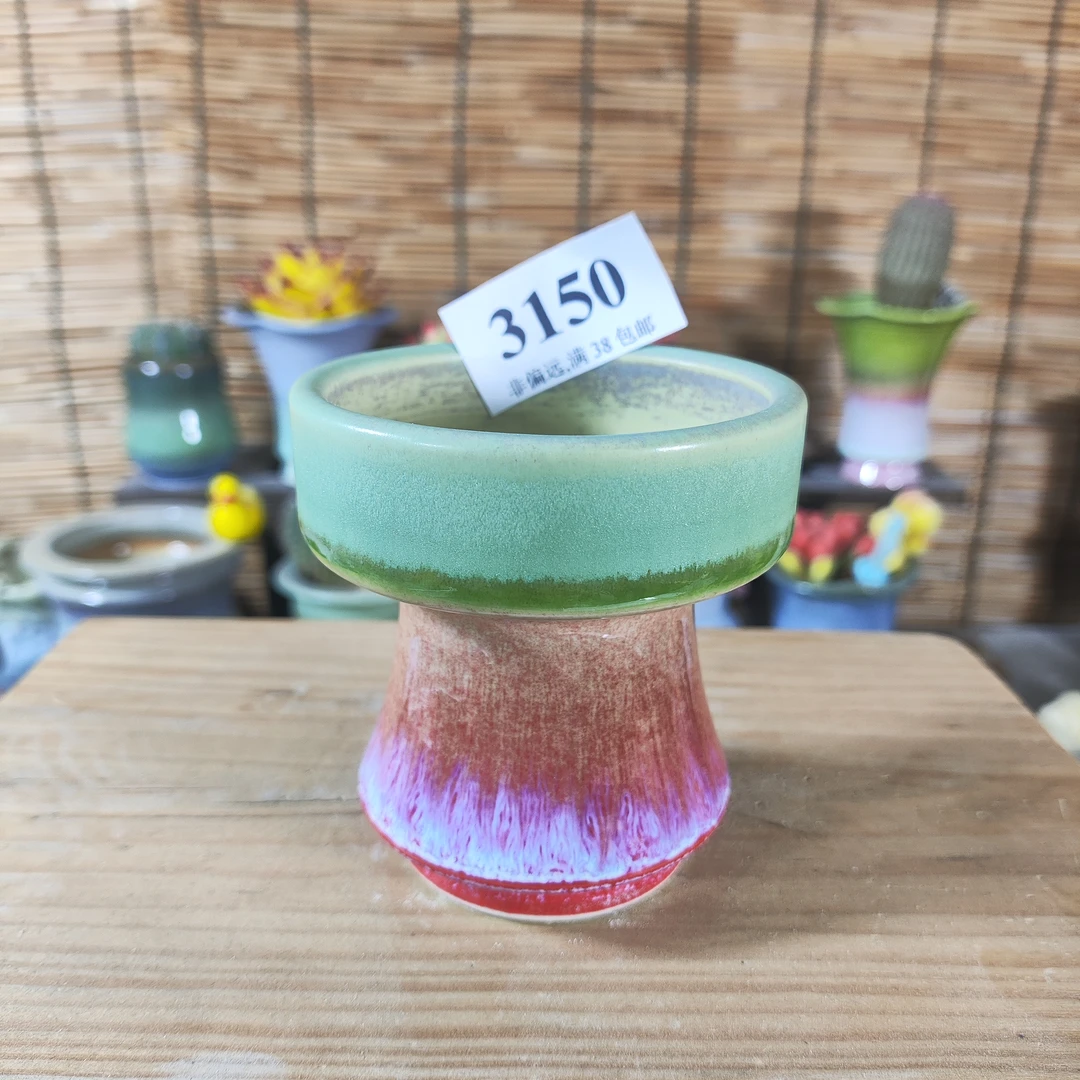 口6高8，3150手工创意多肉花盆摆件迷你多景德镇纯手工制做