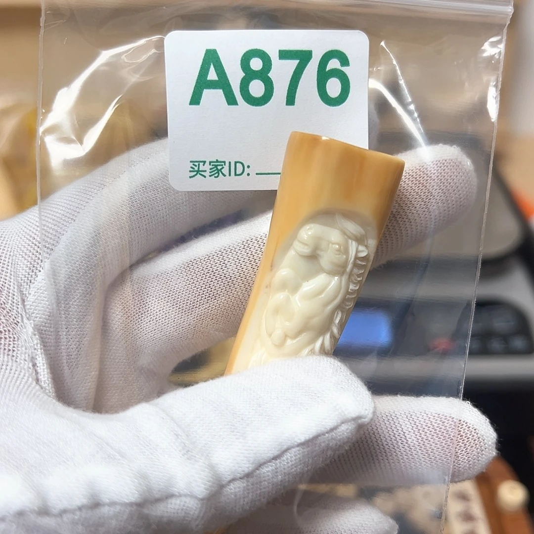 银S925天然猛犸象牙雕刻品