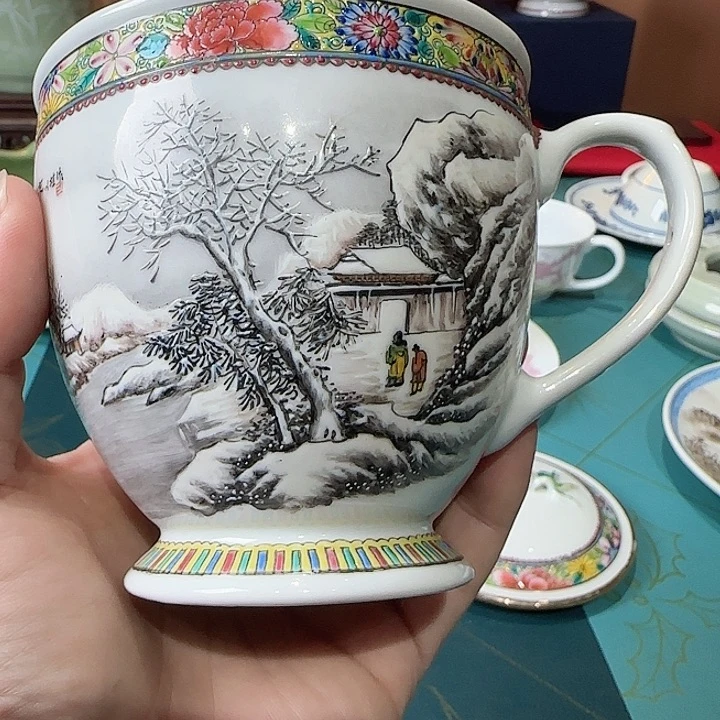 高***寒陶摆件景德镇陶瓷艺术品