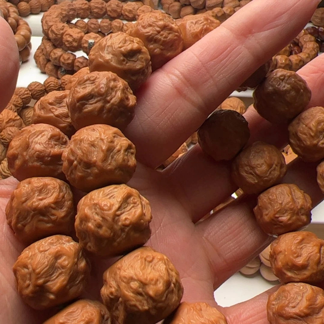 猴头核桃手串大龙蛇微瑕14-15