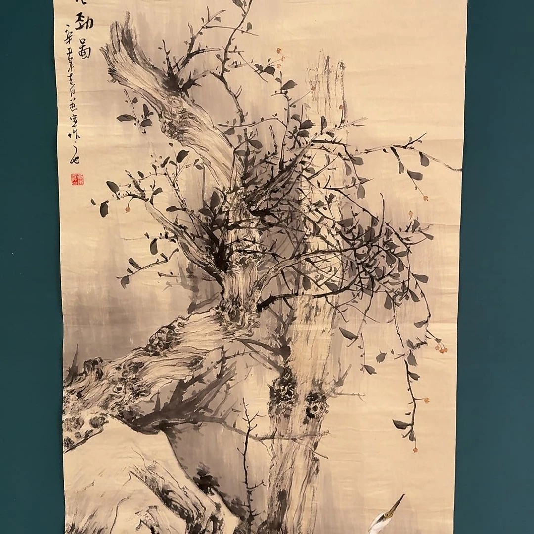 国画董老师作品画作