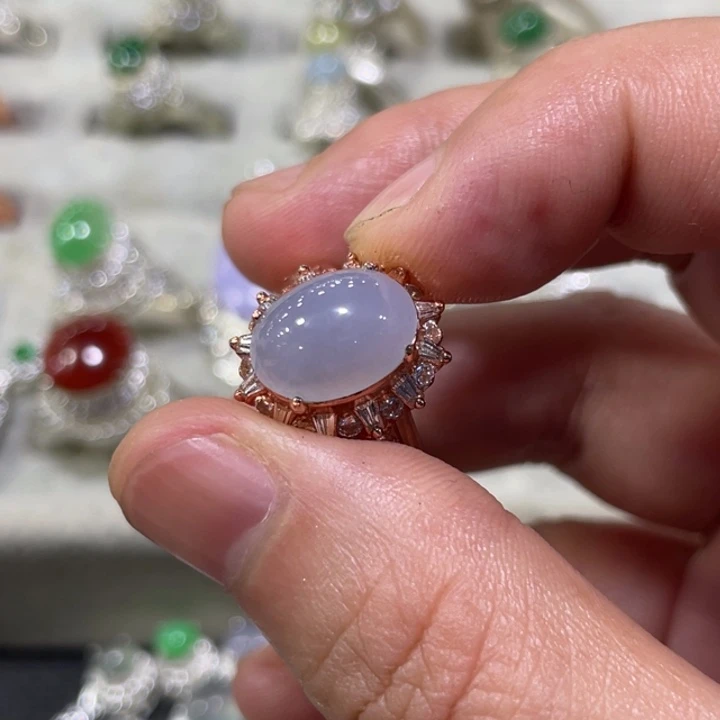 翡翠未镶嵌戒指缅甸天然翡翠