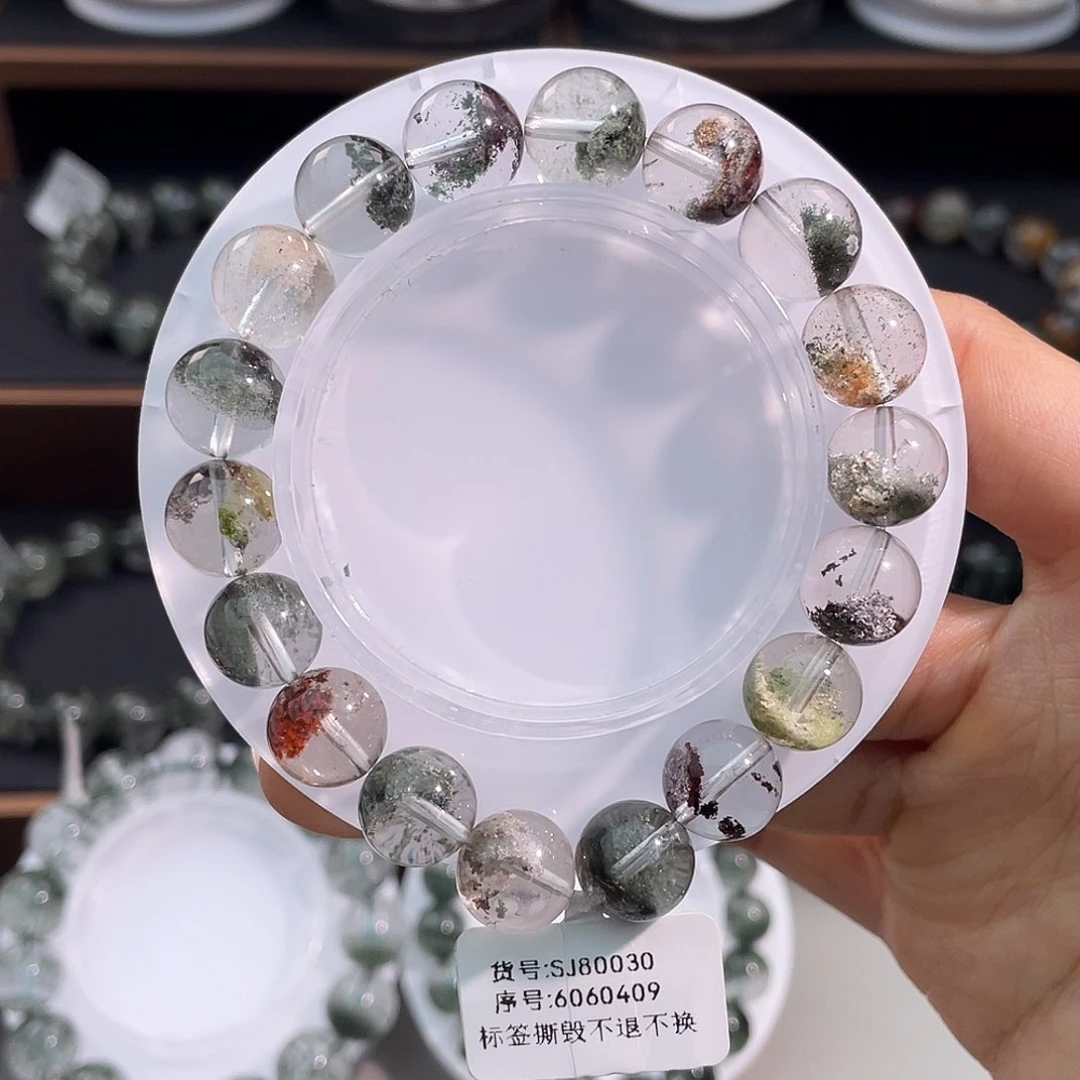 水晶手串未镶嵌绿幽灵