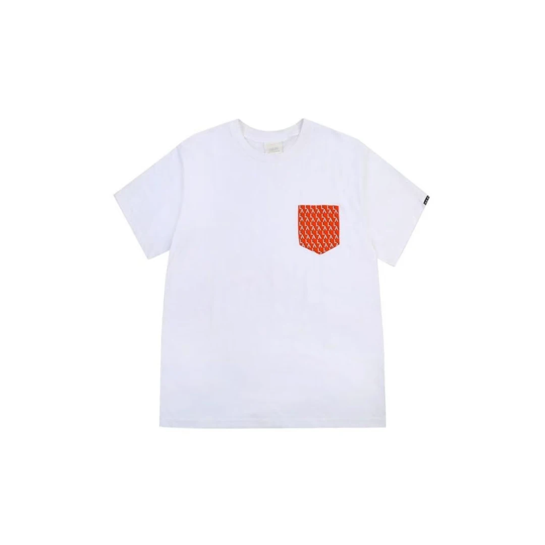 MLB 复古老花系列 短袖T恤 运动男女同款 白色宽松印花潮服