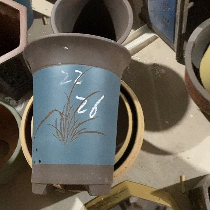 紫砂花盆紫砂花盆