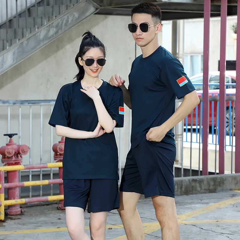 体能训练服体能服夏季男短袖t恤速干运动休闲薄款圆领弹力大码