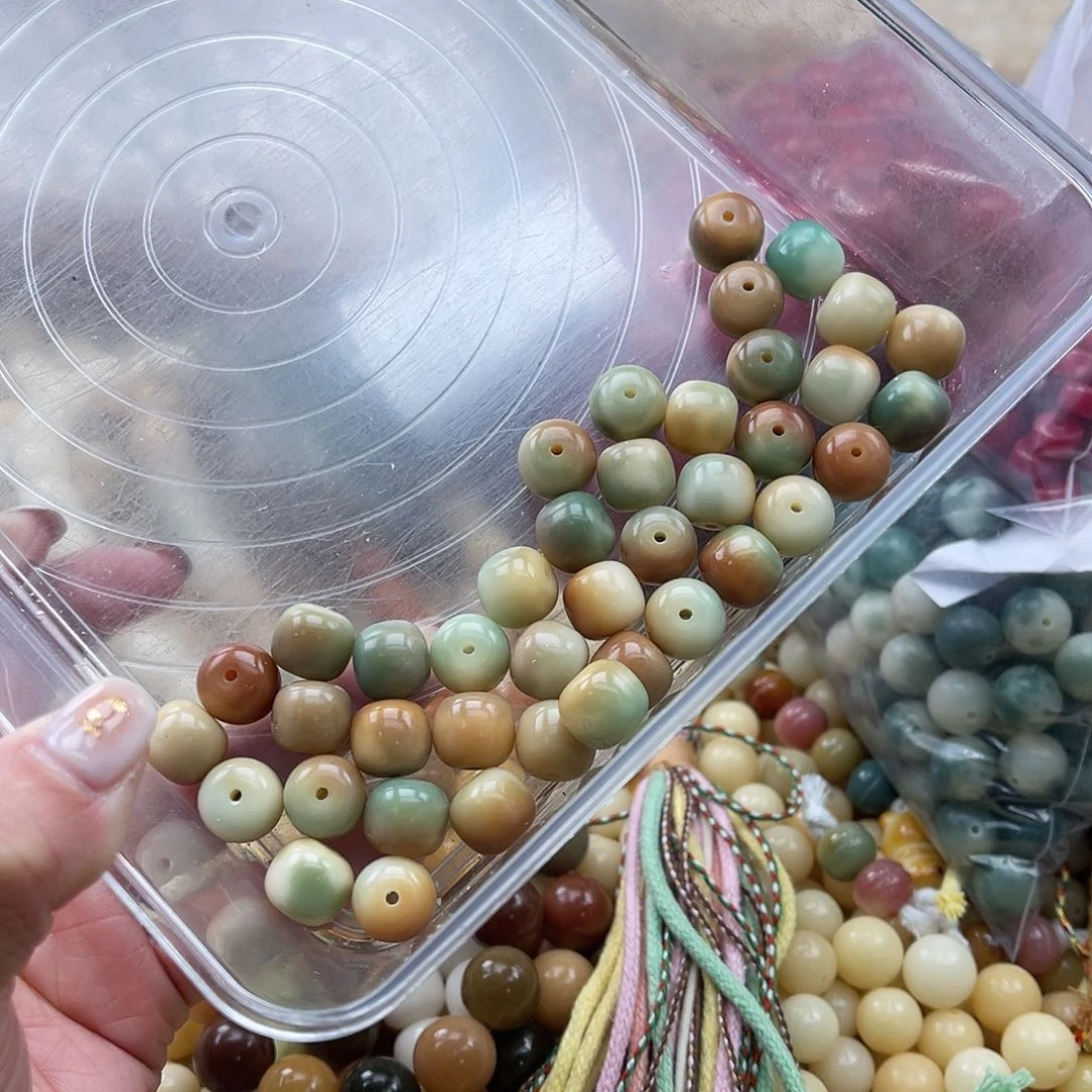 白玉菩提吊坠Q/12mm/36颗