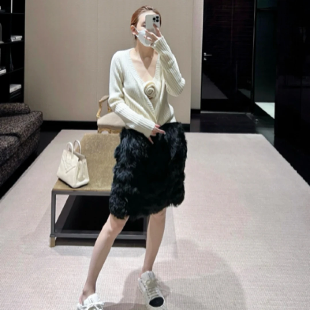 99新 Chanel/香奈儿 A100150/黑色半身裙/尺码36