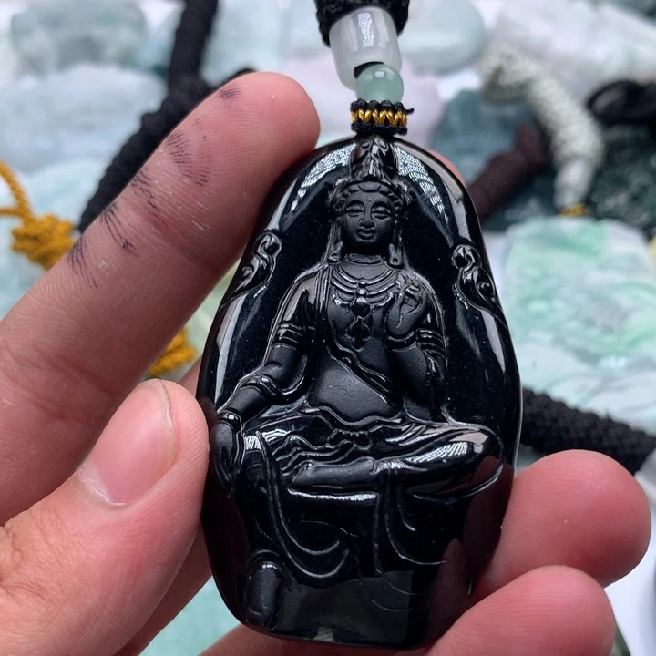 颈饰未镶嵌翡翠保真天然a货翡翠