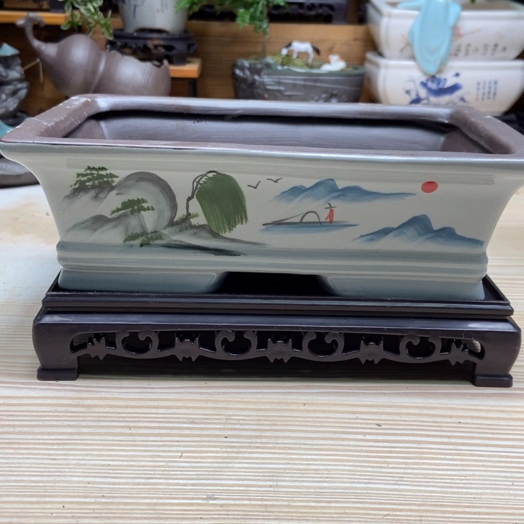 瓷片陶瓷花盆陶瓷艺术