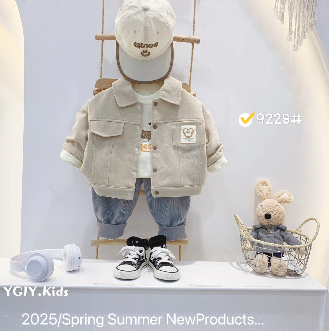 婴幼儿2025春季新品双层分体三件套