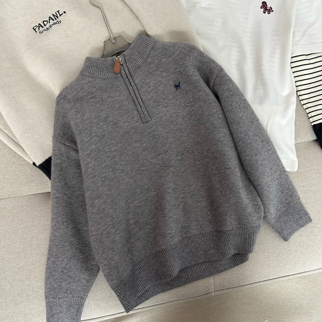 【马上开心】杭州六小六正版 BY LIUXIAOLIU冬季儿童加绒毛衣20460