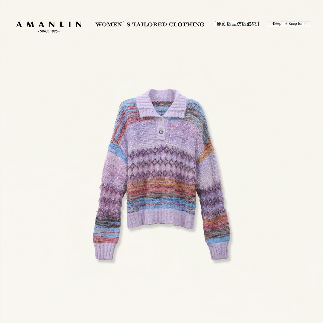 AMANLIN/阿谩琳琥珀流光上衣S603510