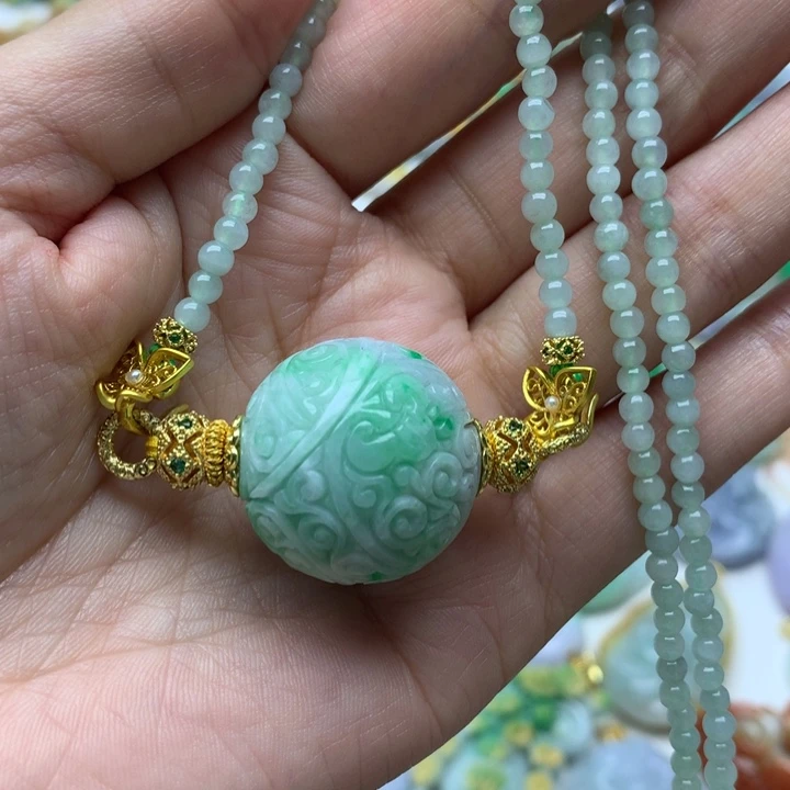 颈饰未镶嵌翡翠翡翠24