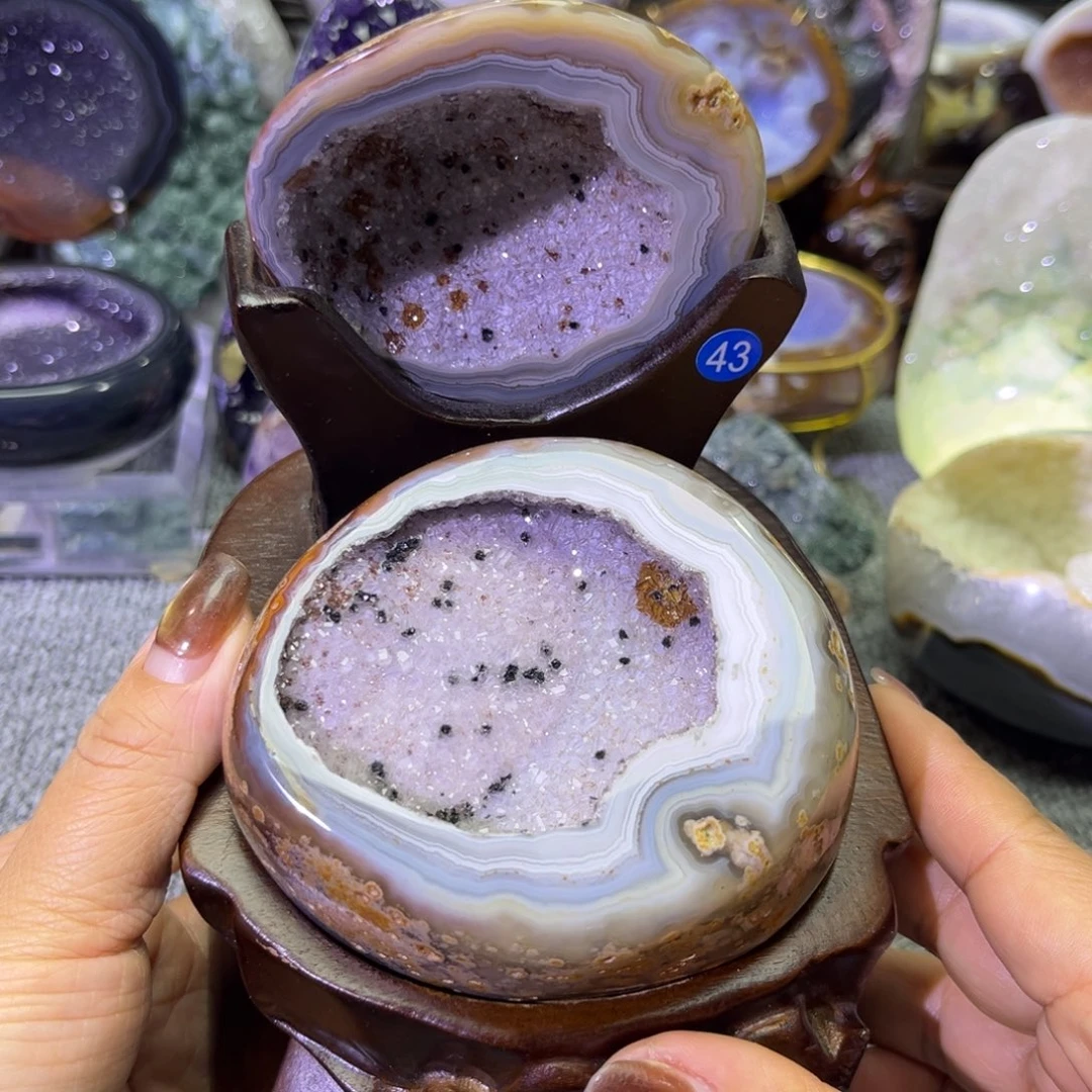 紫晶摆件未镶嵌水晶