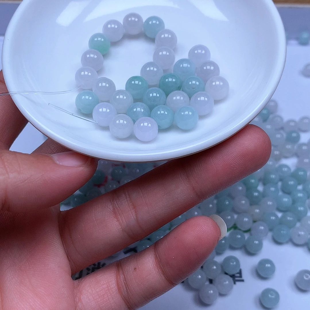 翡翠散珠翡翠翡翠卡8。20颗100元