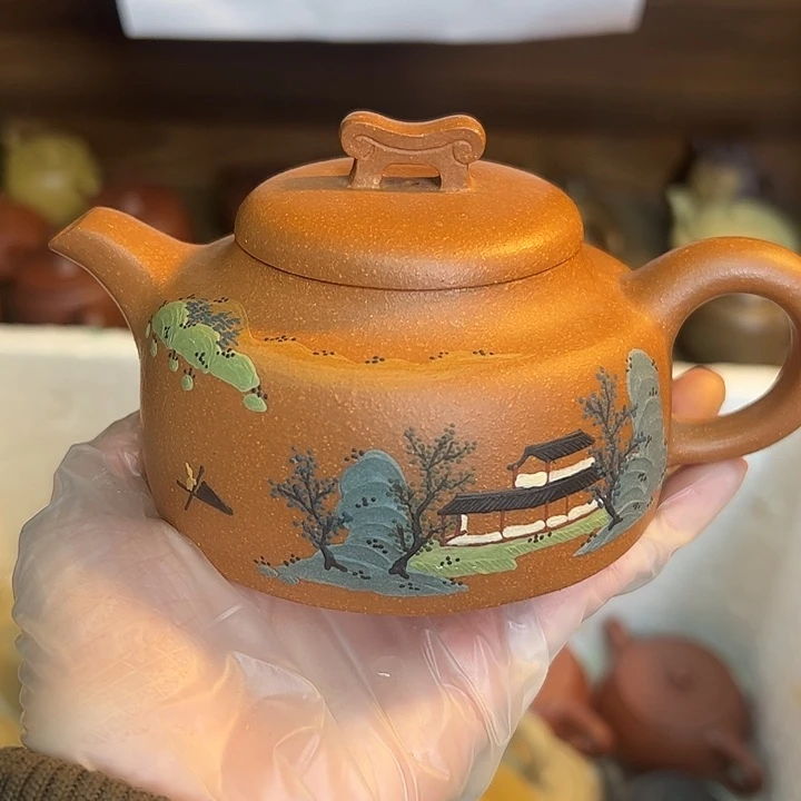 茶壶紫砂宜兴紫砂壶降坡230