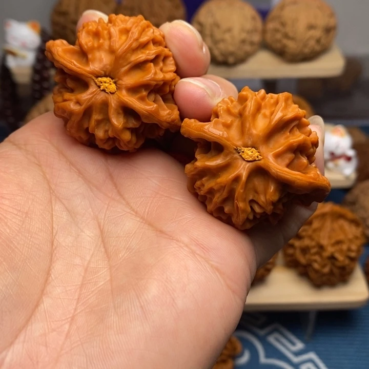 把件文玩核桃盘山公子帽