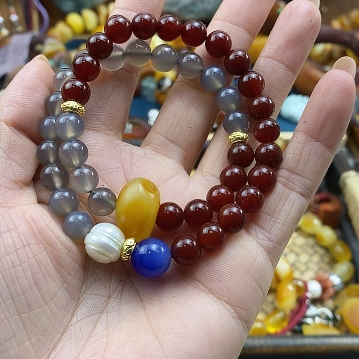 蜜蜡未镶嵌手串手串