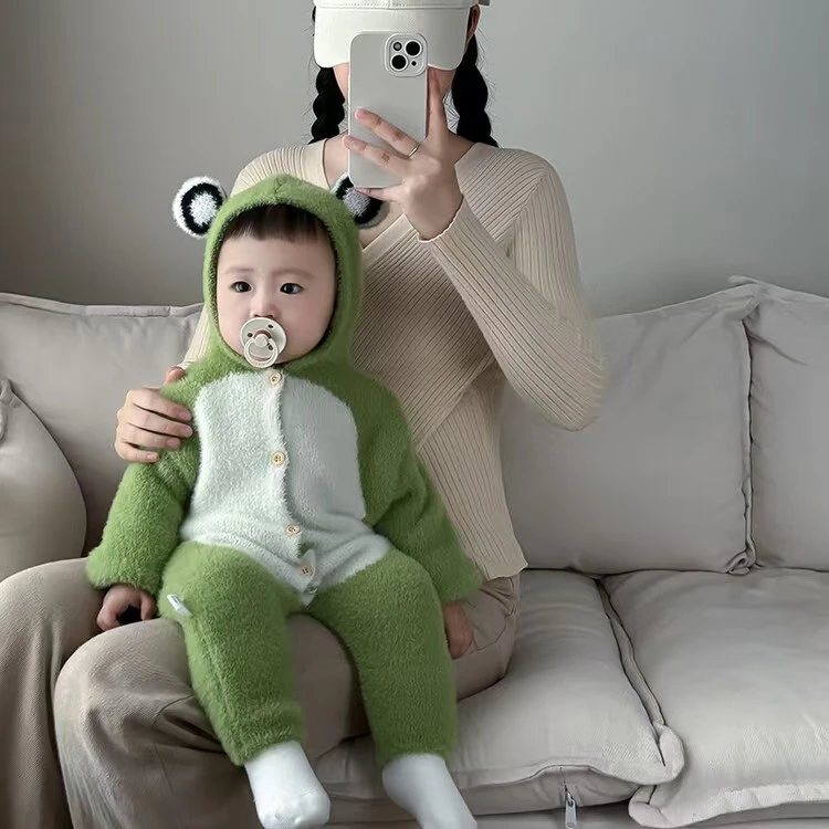 扣号直播间编码婴童爬服睡衣