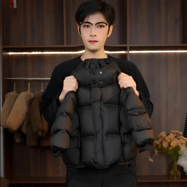 【佐佐】冬装2025儿童韩版极寒系列双倍充绒白鸭绒羽绒服