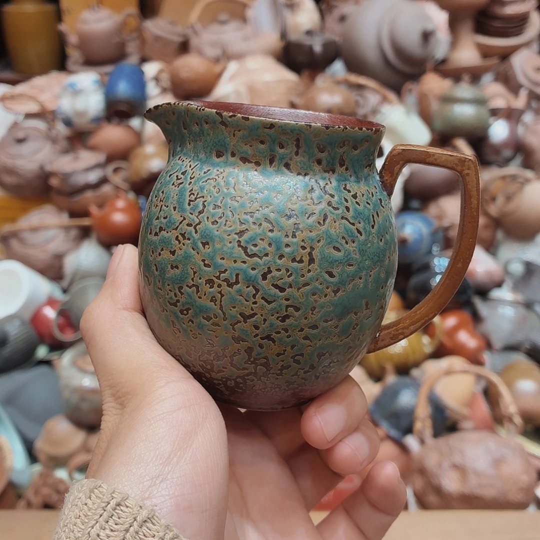 柴烧老岩泥高温茶器皿