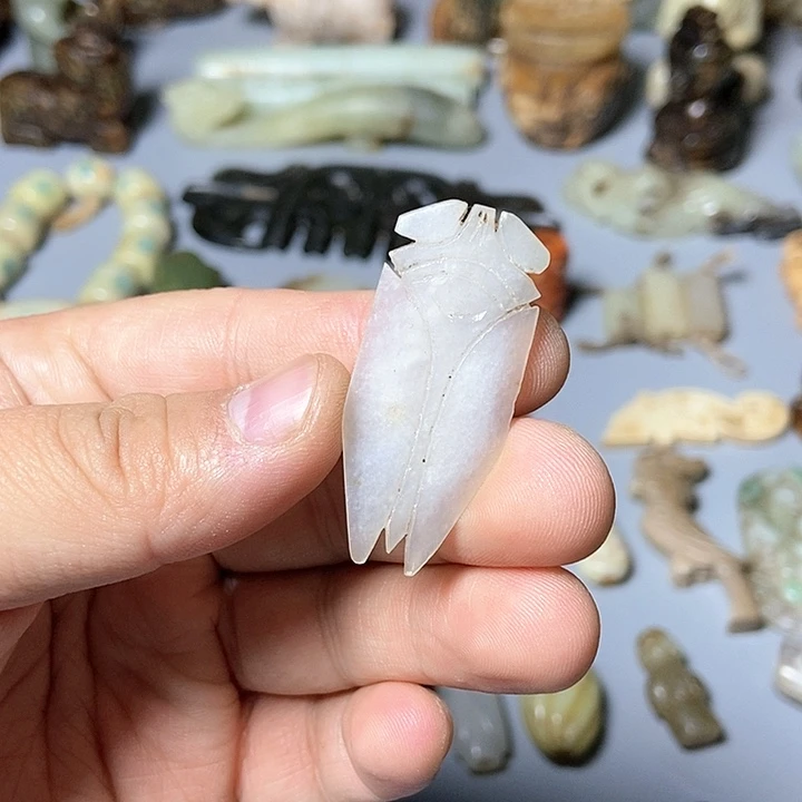 和田玉未镶嵌颈饰43