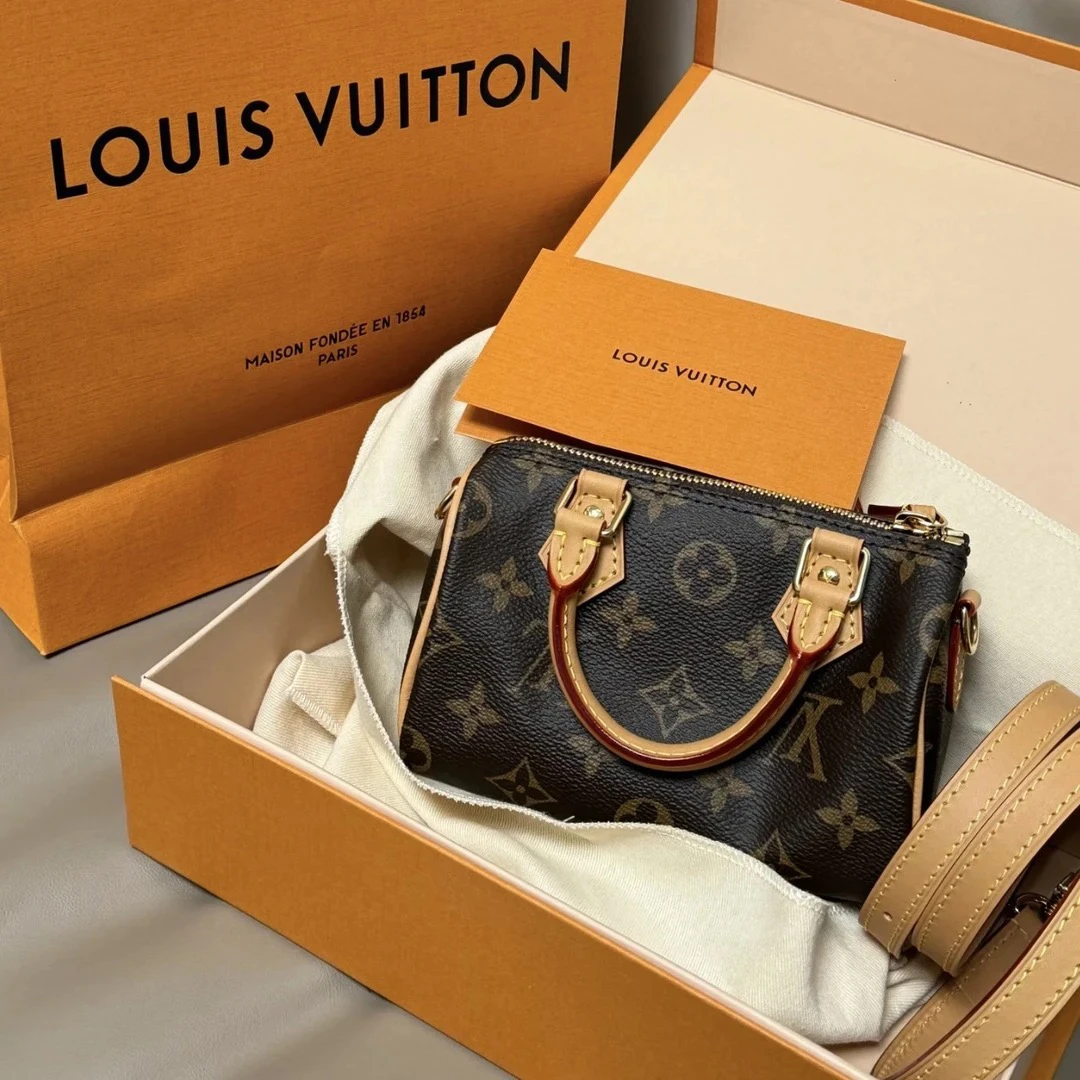 99新 LouisVuitton/路易威登 LV老花sp nano斜挎包 25110008-02