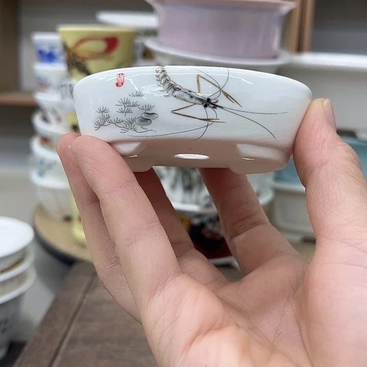 内直径7.2-4.8-1.8次品一只花盆