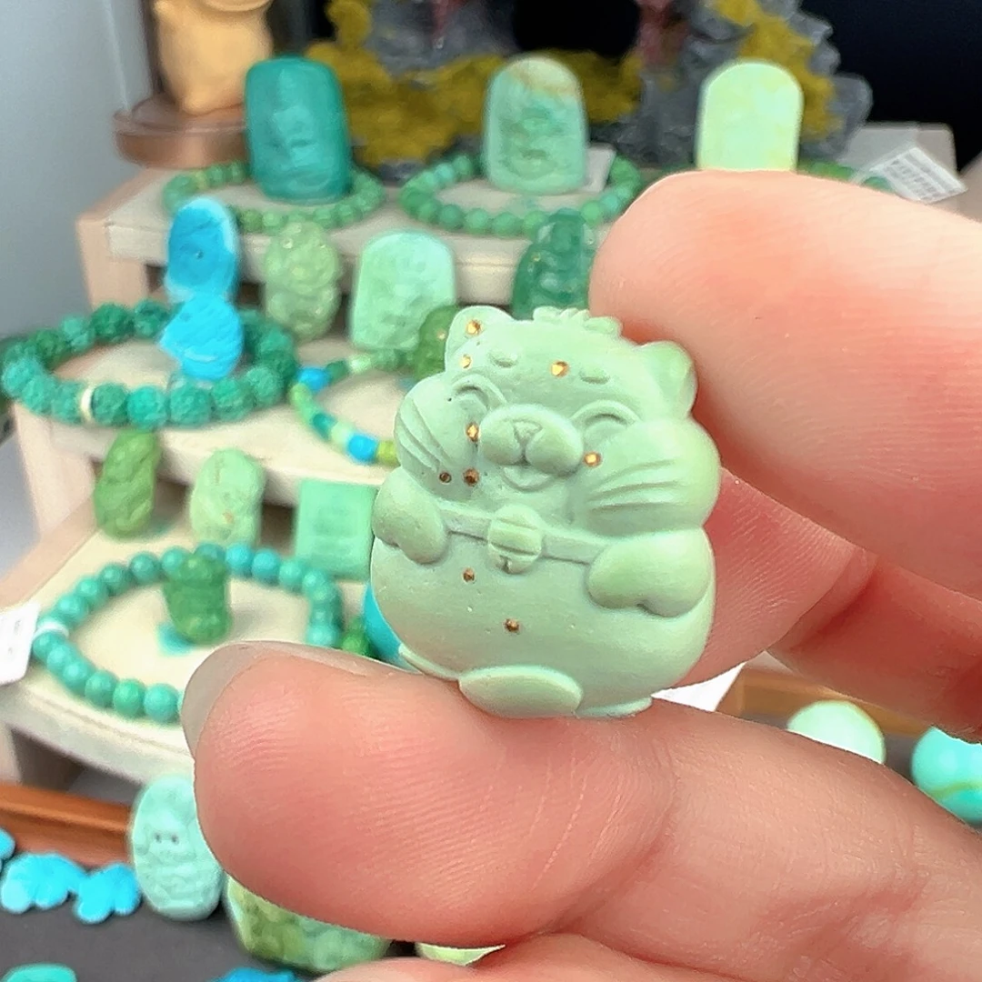 绿松石未镶嵌主播万珍