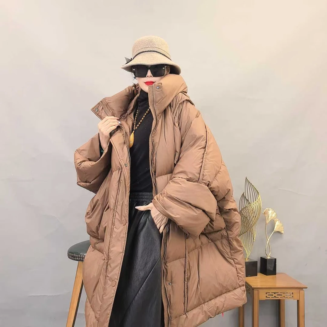 K53冬季厚款上新气质中长款时尚女装高端休闲百搭羽绒服