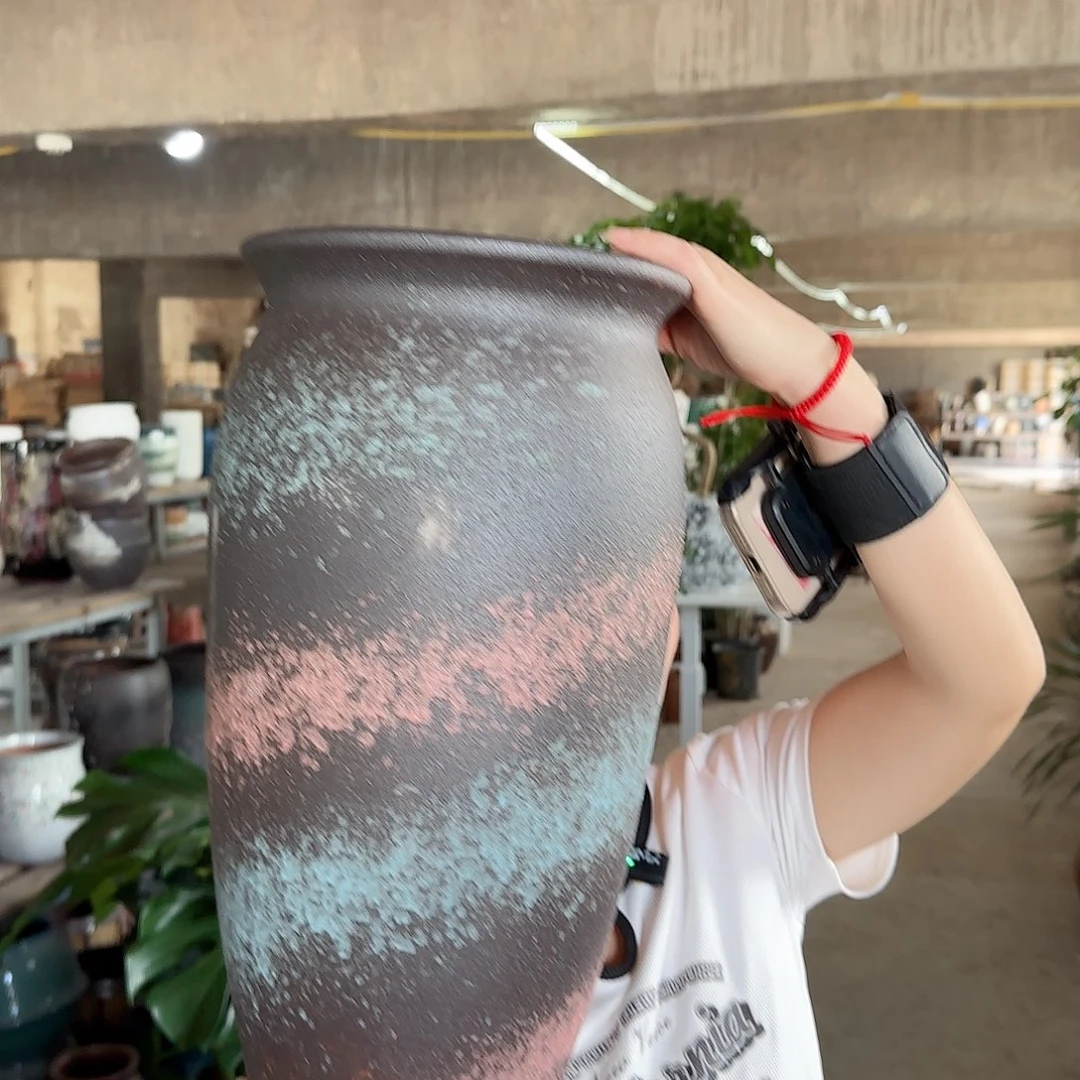 紫砂花盆王嫂花盆0919-130高40口21