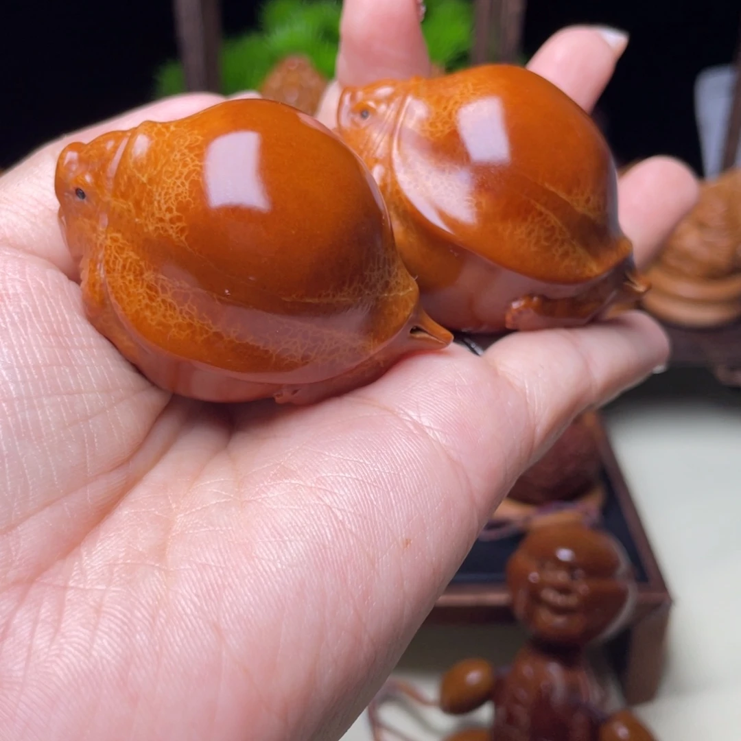 吊坠橄榄核金钱龟手球3.5