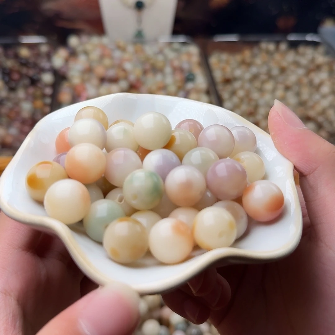 吊坠菩提根/象牙果50颗莫奈花园14圆