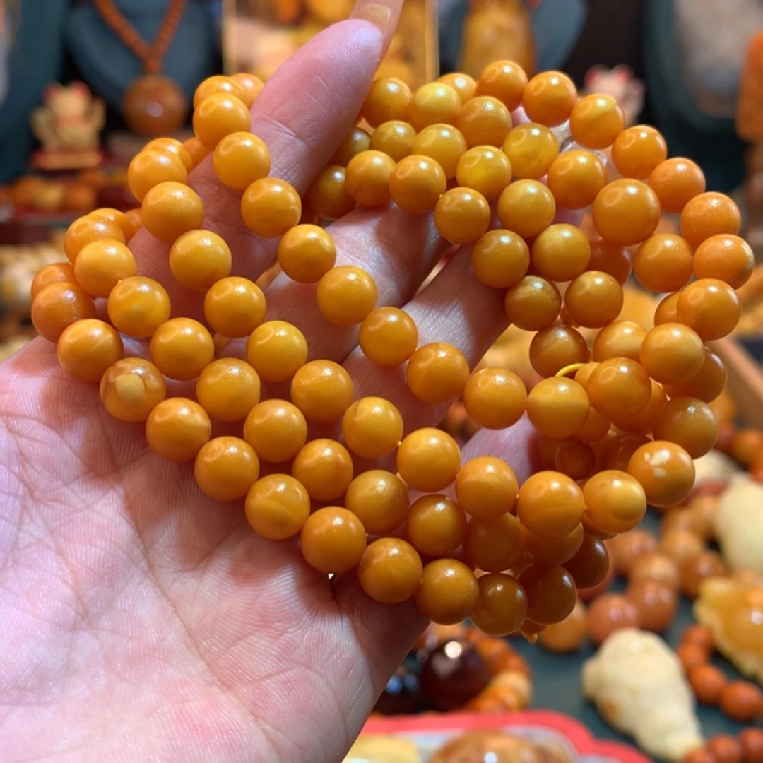 【闪购商品】未镶嵌琥珀手链蜜蜡