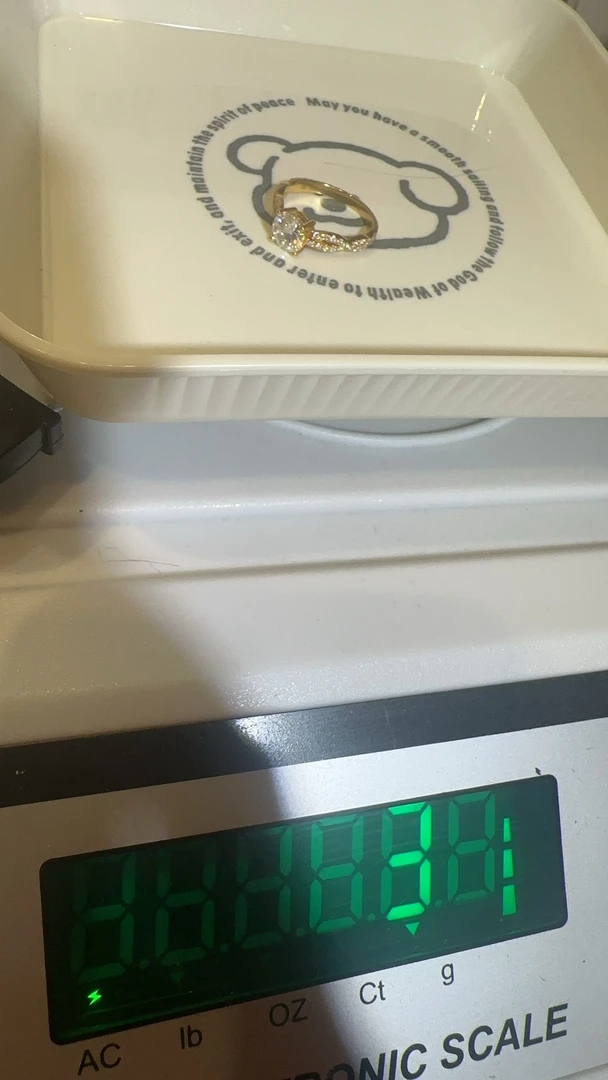 足金精品工艺戒指