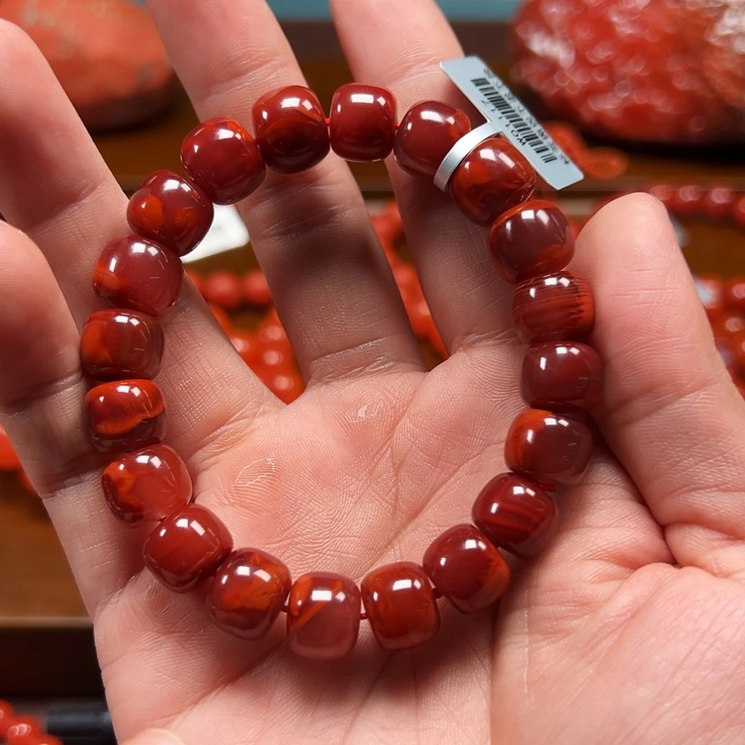 南红玛瑙未镶嵌手串