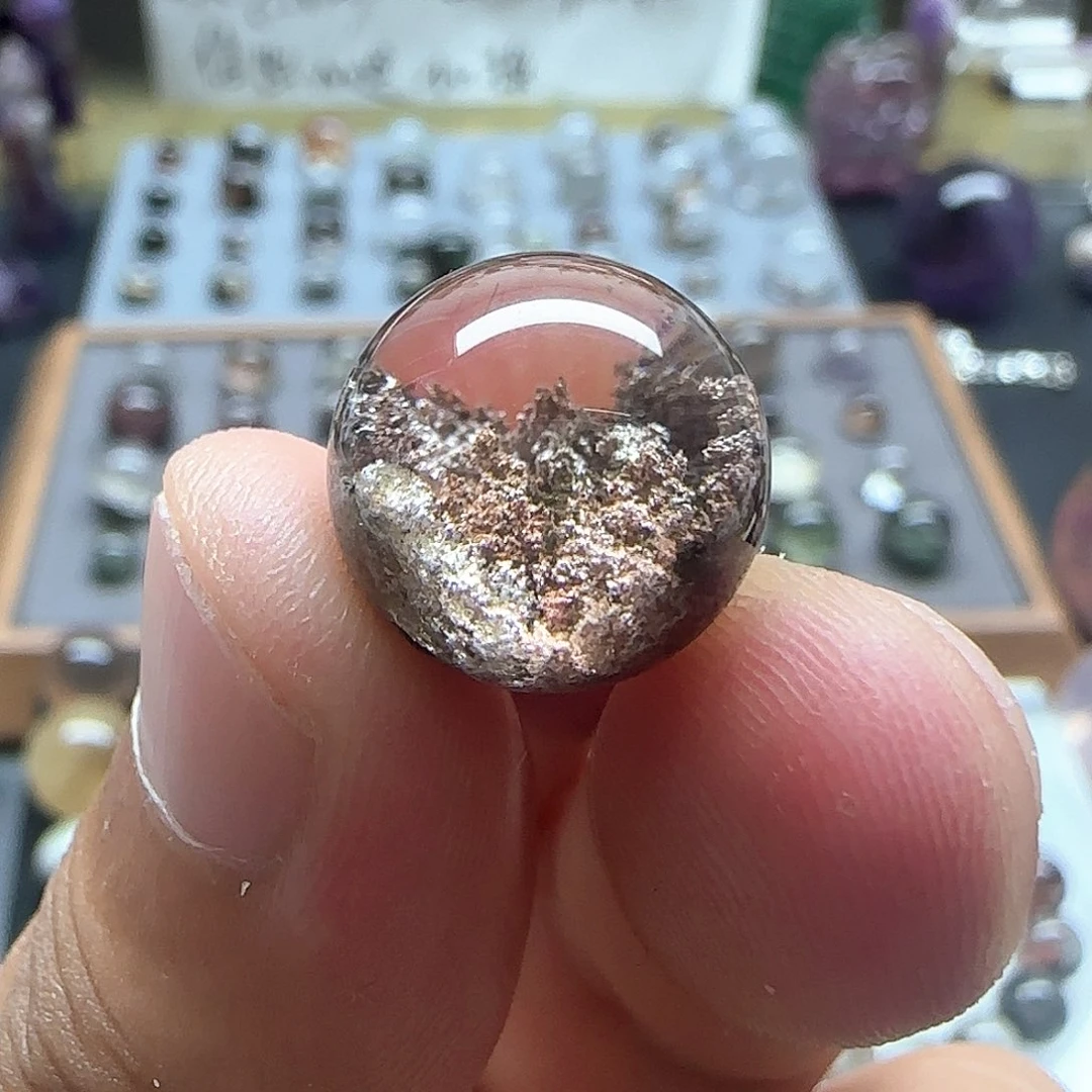未镶嵌珠宝半成品水晶14.2mm