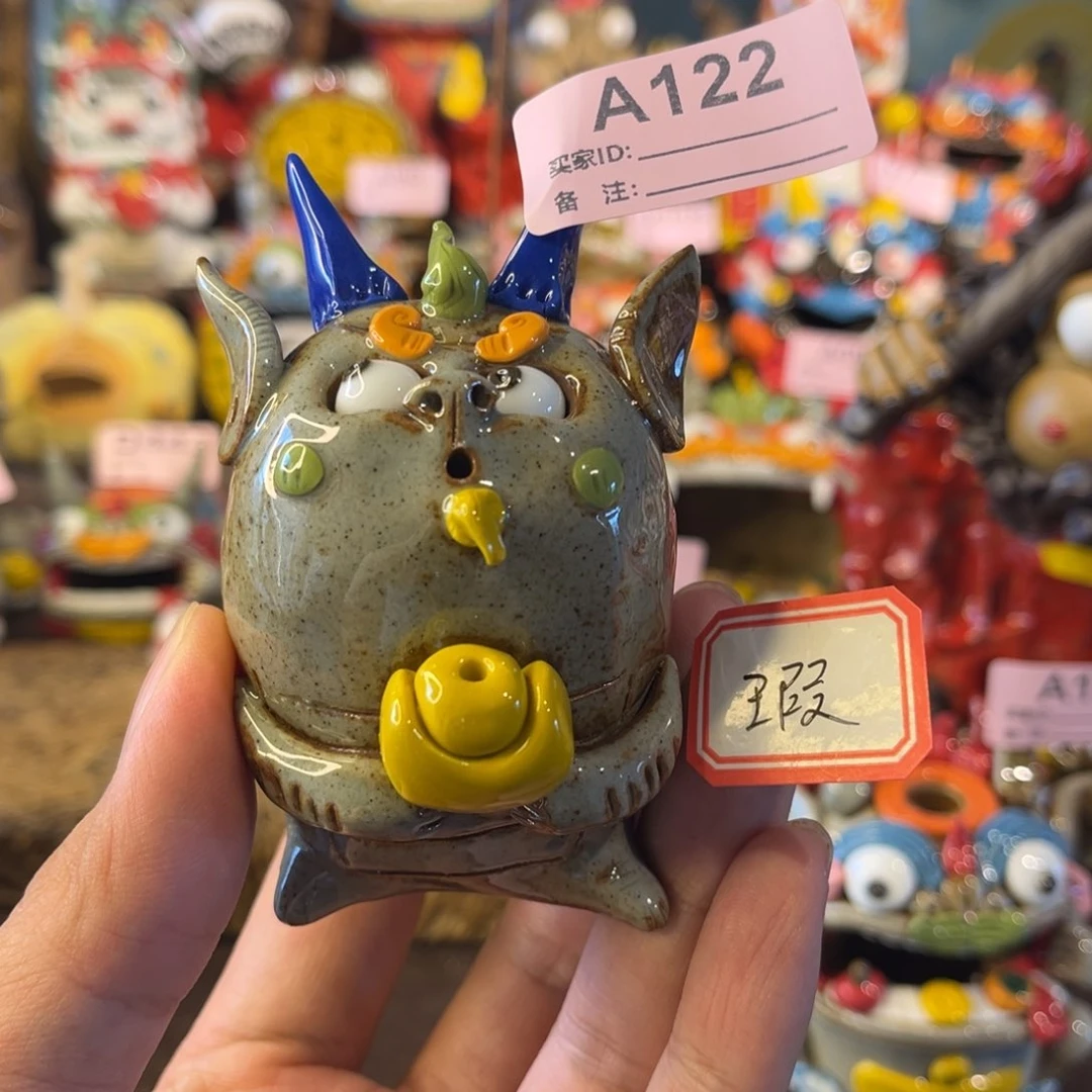 泥塑纯手工茶宠摆件