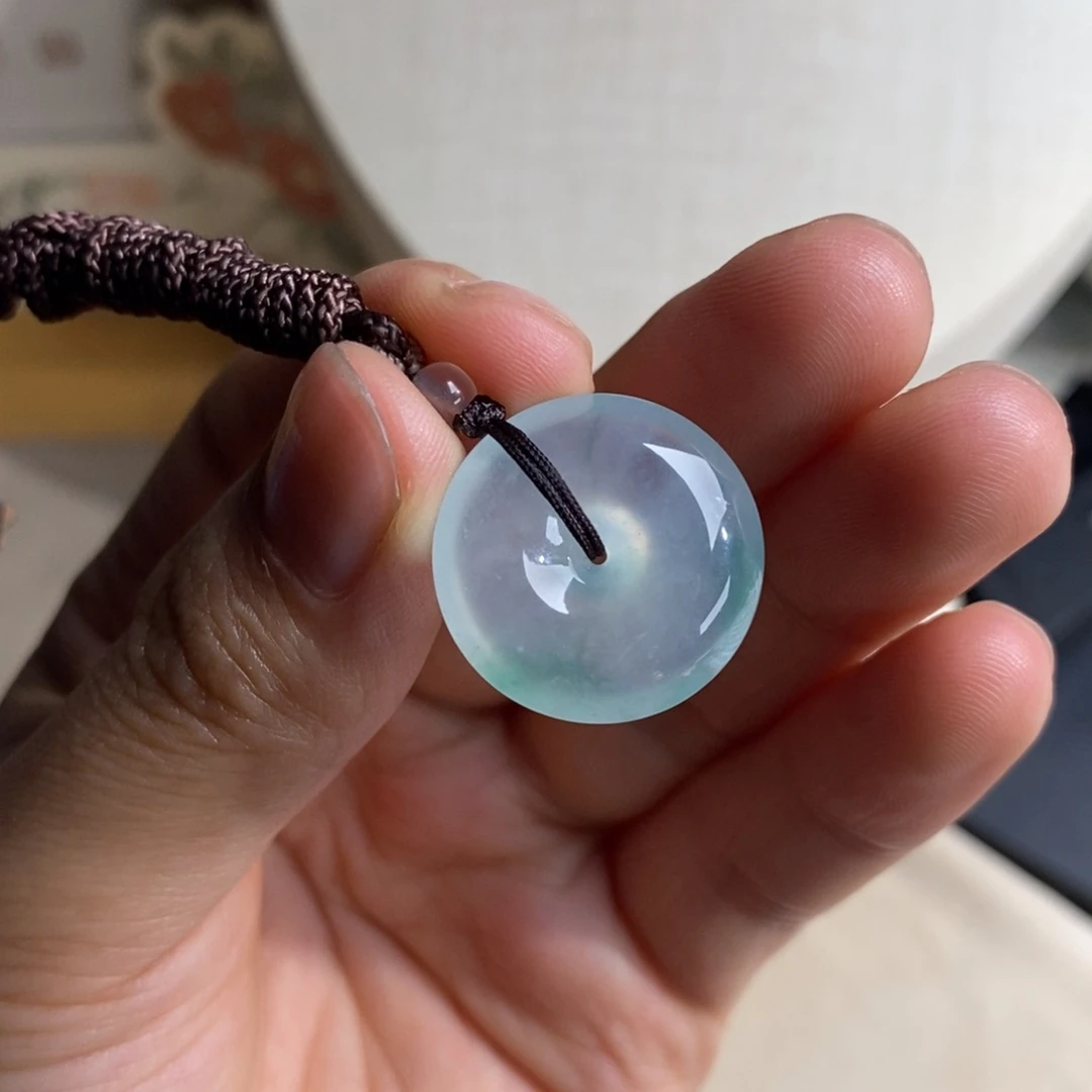 翡翠未镶嵌颈饰翡翠平安扣