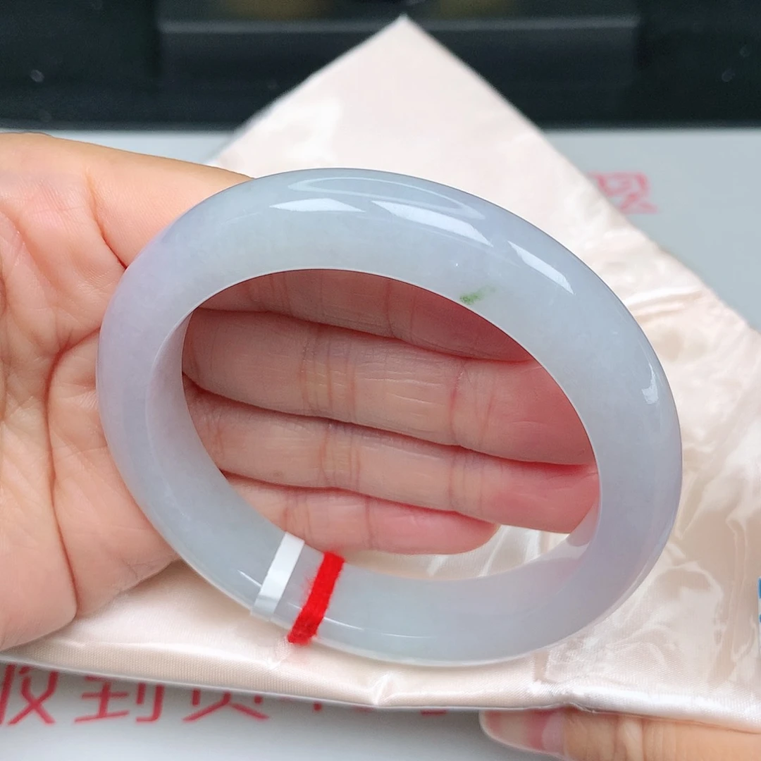 未镶嵌手镯翡翠冰胶飘绿11