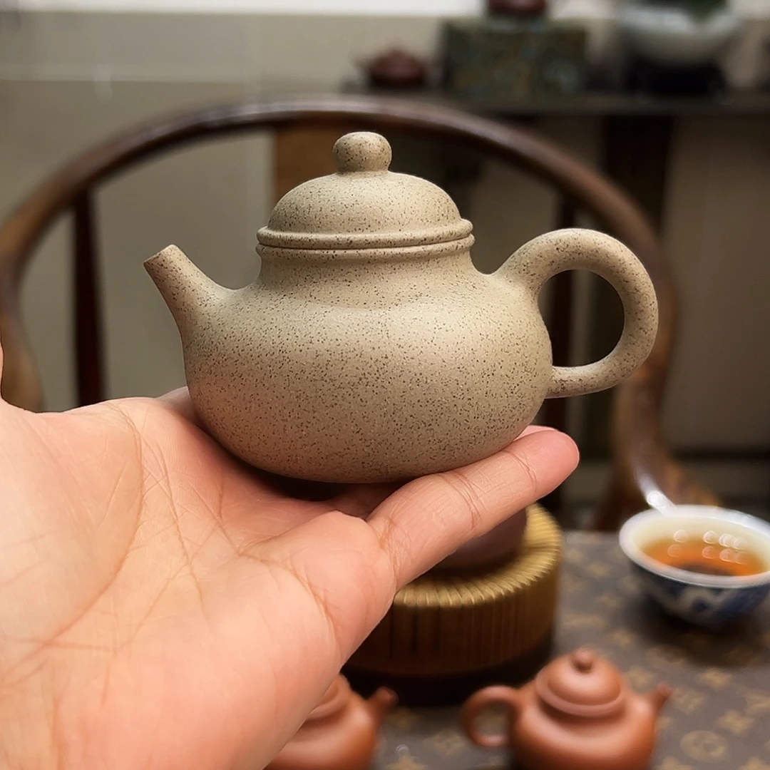 紫砂茶壶原矿芝麻段