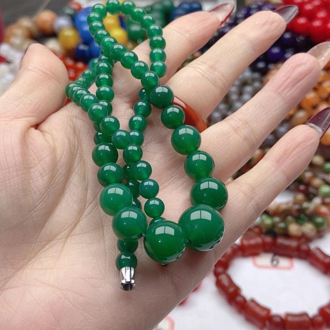 【闪购商品】玛瑙/玉髓手链未镶嵌红*子