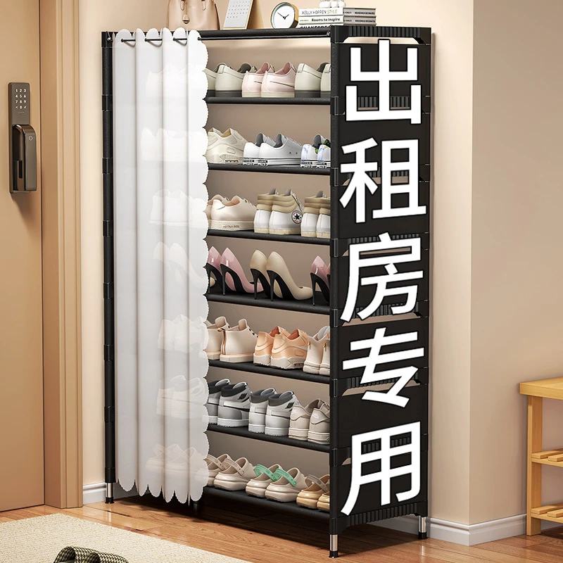 鞋架子家用门口多层防尘宿舍小型出租房用入户门室内好看简易鞋柜