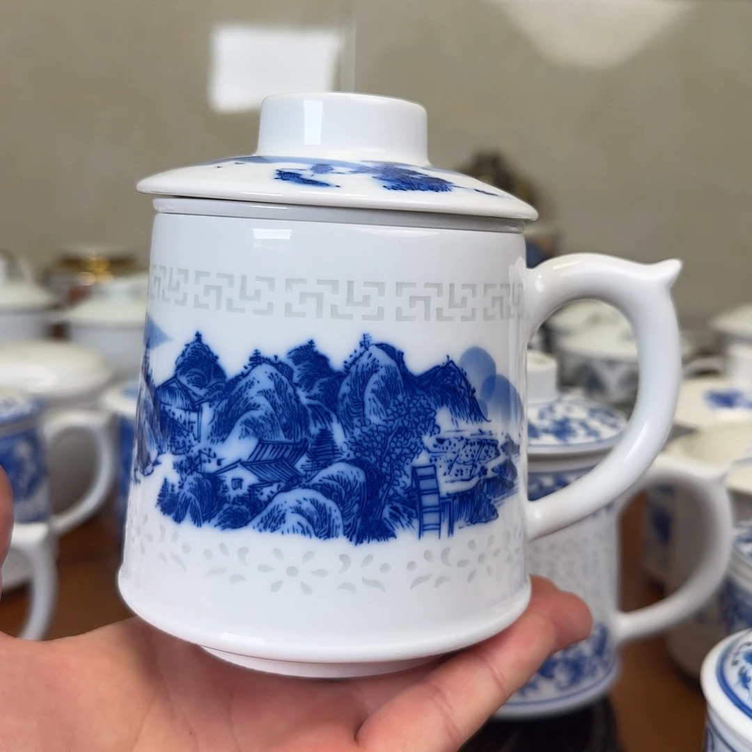 景德镇陶瓷高温办公杯